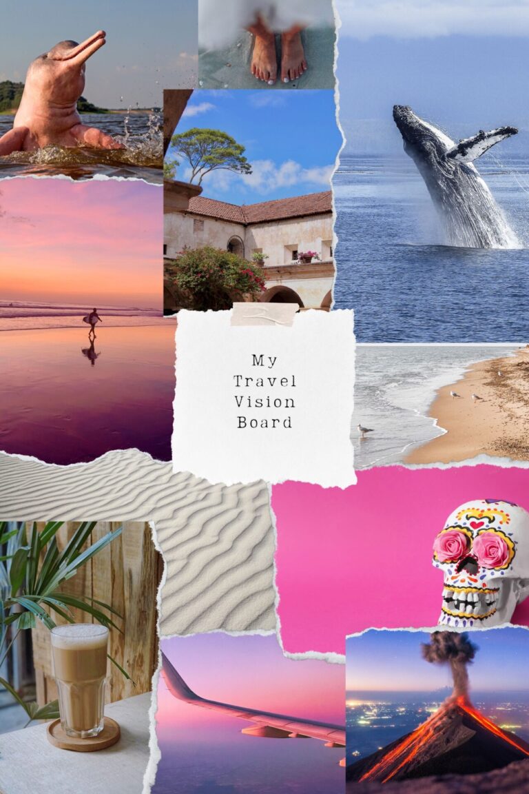 Make A Travel Vision Board to manifest 2025 travel
